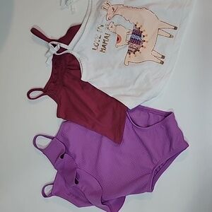 5/$30 OLD NAVY Swim Ruffle + Children's Place Cotton Tanks